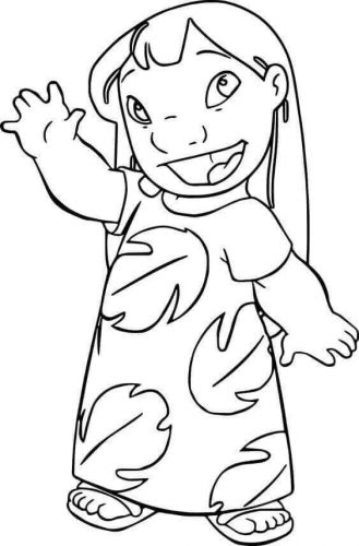 Lilo Coloring Pages