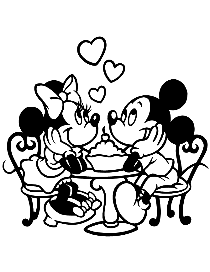 Mickey And Minnie On A Date