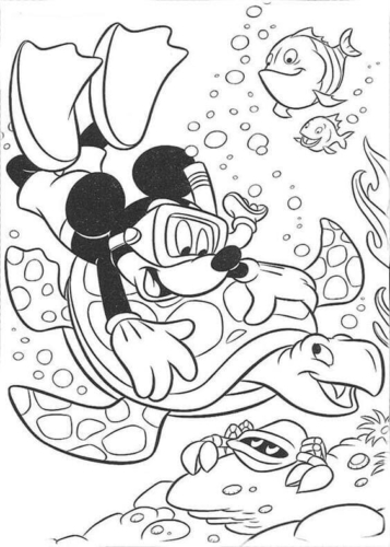 Mickey Mouse Coloring Pages Printable