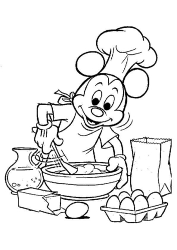 Mickey Mouse Coloring Pictures