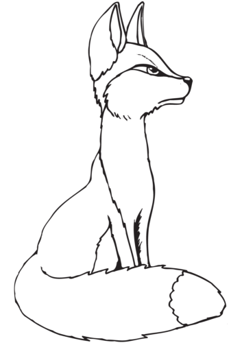 Red Fox Coloring Pages