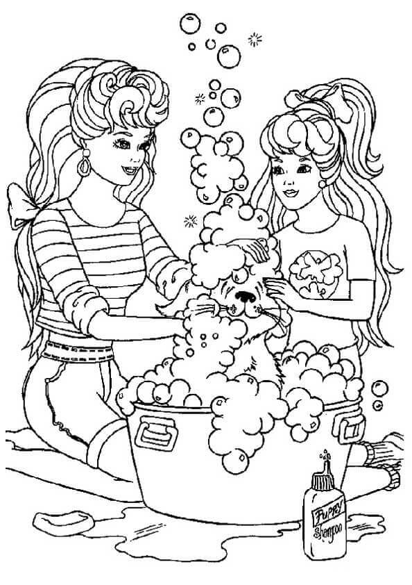 40 Free Barbie Coloring Pages Printable