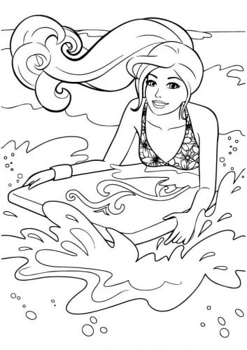 Barbie Coloring Pages Online