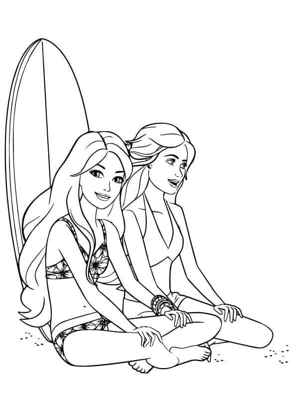 Barbie Coloring Sheets