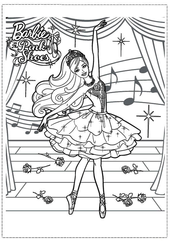 40 Free Barbie Coloring Pages Printable