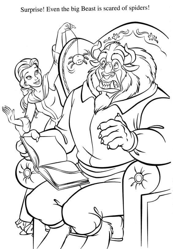 30 Free Belle Coloring Pages Printable