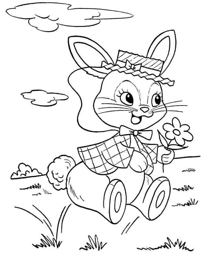 Bunny Coloring Pages Printable