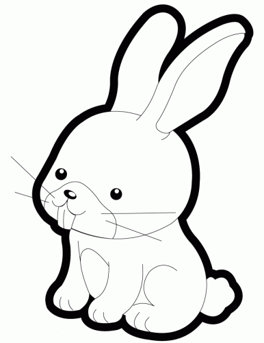 Bunny Coloring Picture