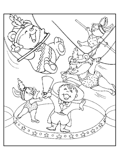 Circus Coloring Pages