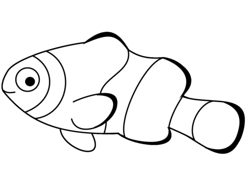 Clownfish Coloring Page