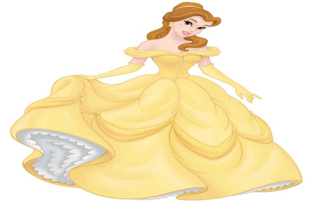 princess coloring pages belle