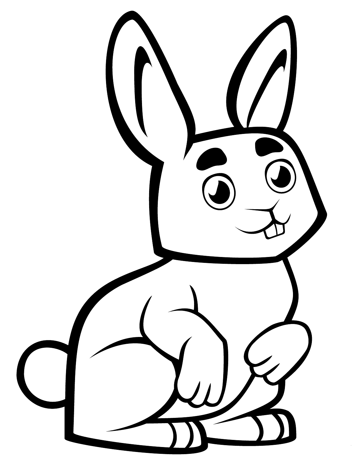 30 Free Bunny Coloring Pages Printable