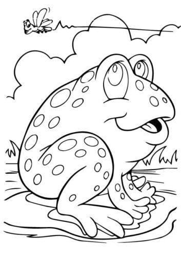 Frog Coloring Pages Printable Frog Coloring Pages Printable