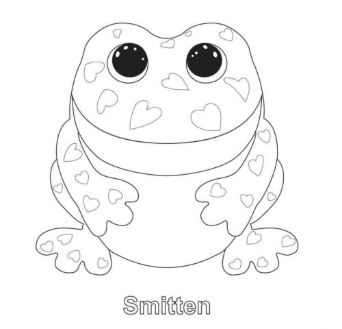 Smitten Frog From Beanie Boo