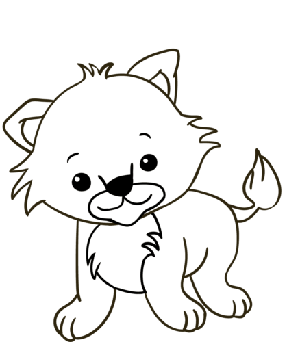 Baby Lion Cub Coloring Pages