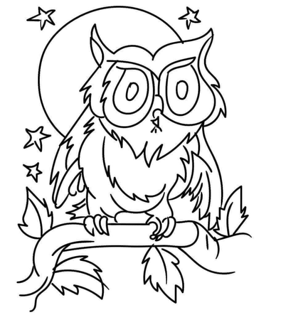 35 Free Owl Coloring Pages Printable