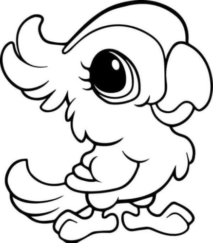 cute cartoon food coloring pages