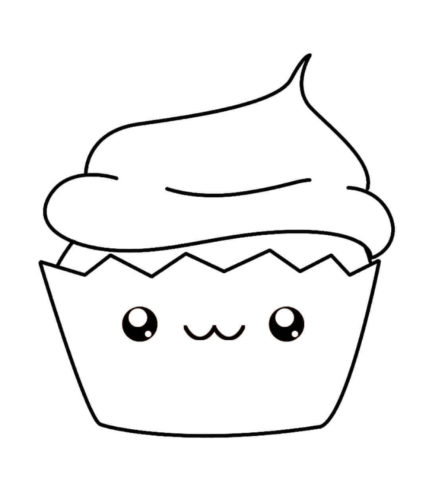 Cute Coloring Pages Of Food