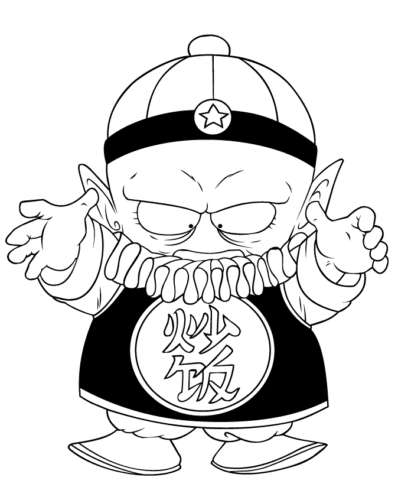 Emperor Pilaf From Dragon Ball Z Coloring Page