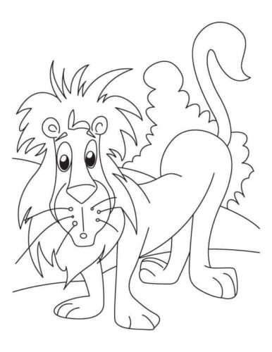 Lion Coloring Images