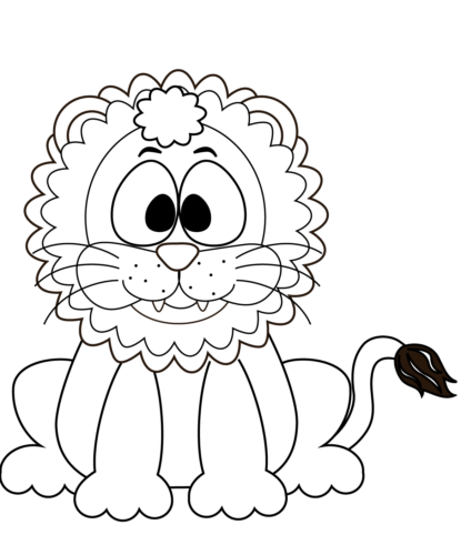 Lion Colouring Pages