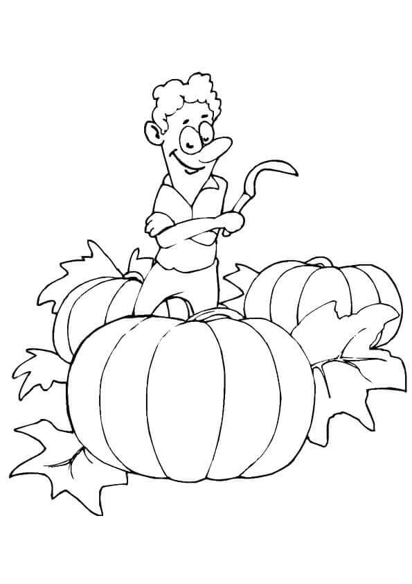 30 Free Pumpkin Patch Coloring Pages Printable