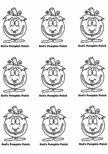 Pumpkin Patch Coloring Sheets