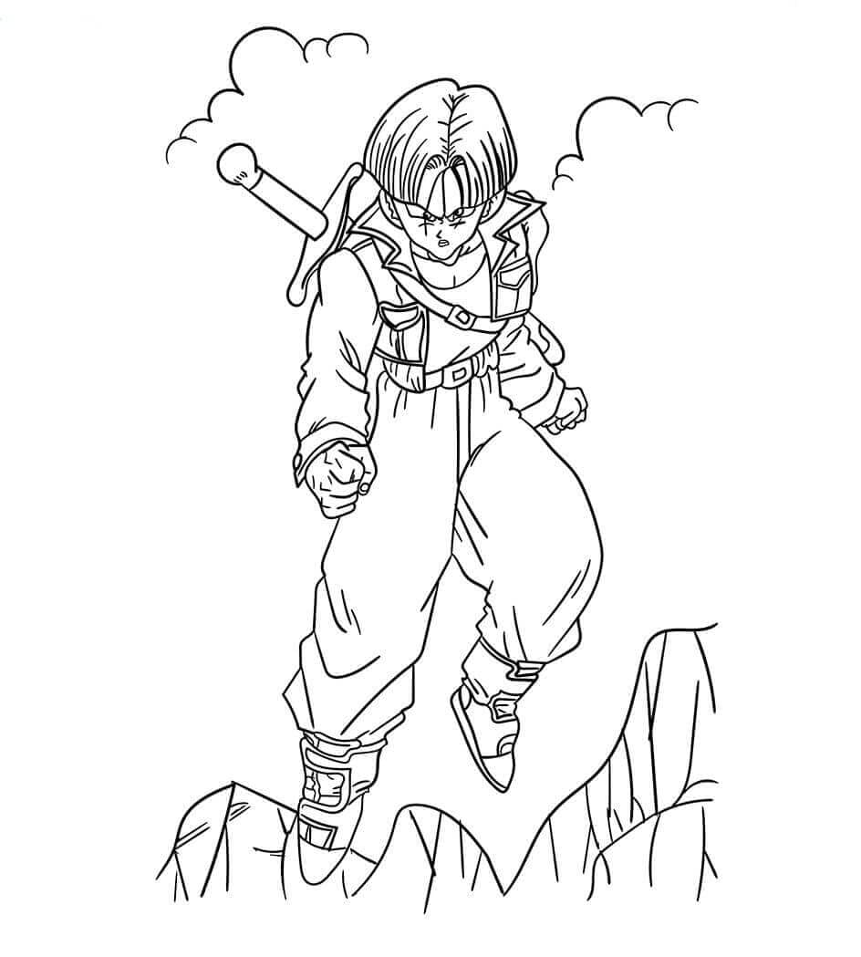 34 Free Dragon Ball Z Coloring Pages Printable