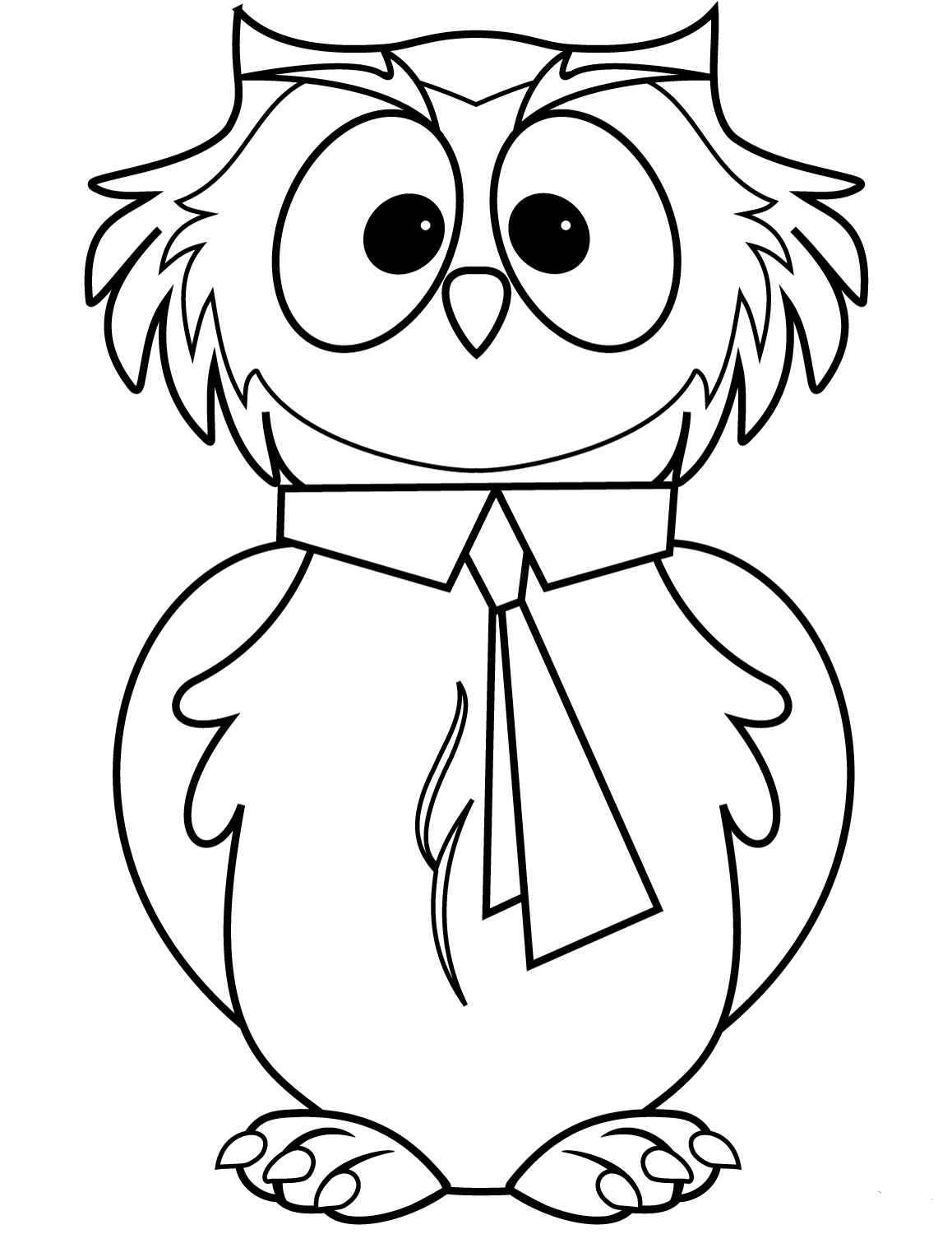 35 Free Owl Coloring Pages Printable