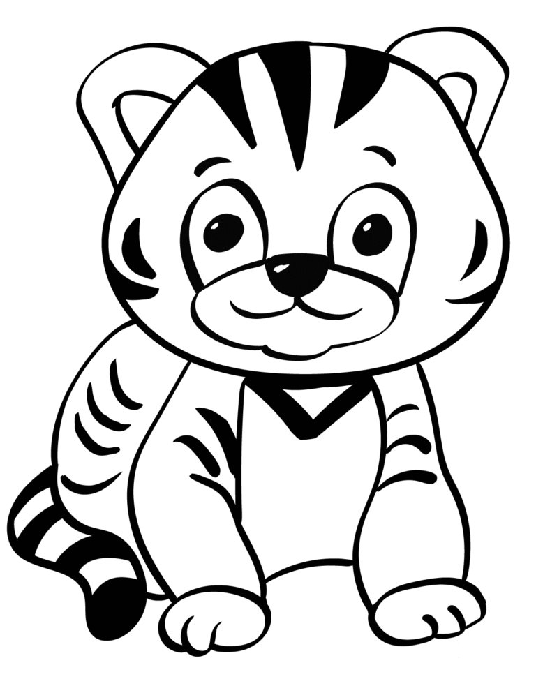 36 Free Cute Animals Coloring Pages Printable