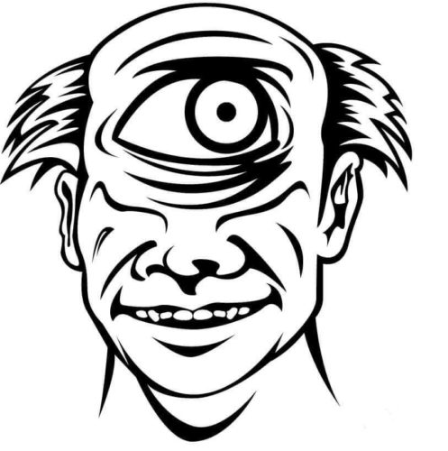 Cyclop Monster Coloring Page Cyclop Monster Coloring Page