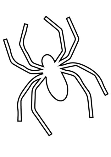 Fill Colors In The Spider Fill Colors In The Spider