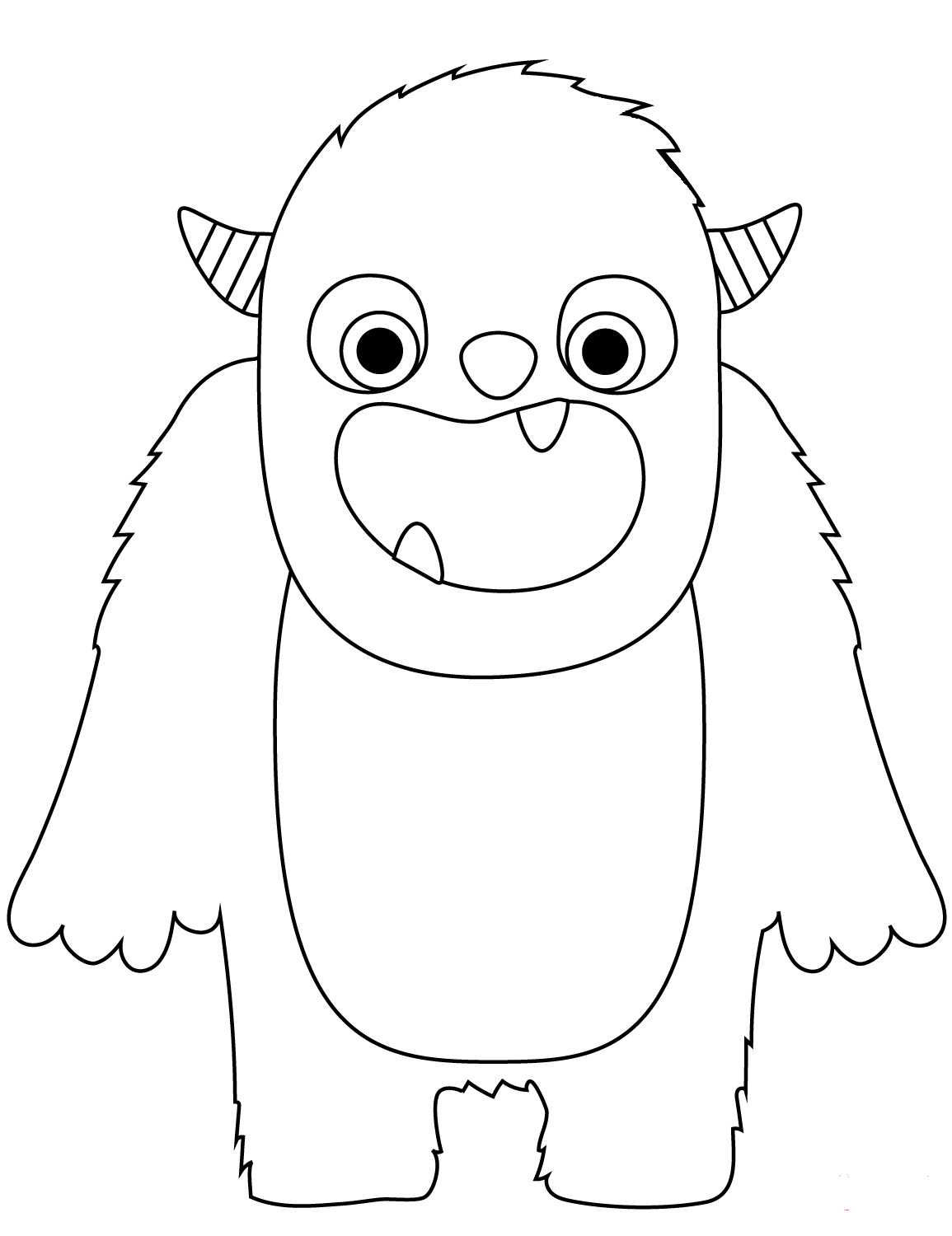 Free Printable Monster Coloring Pages