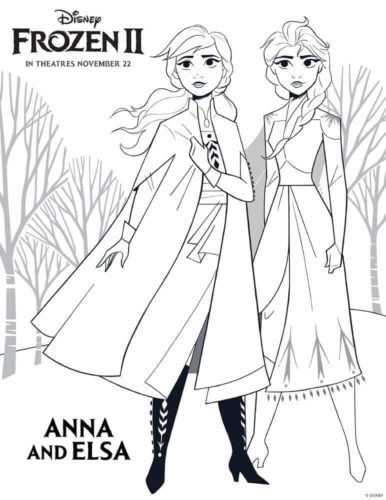 Frozen 2 Coloring Pages