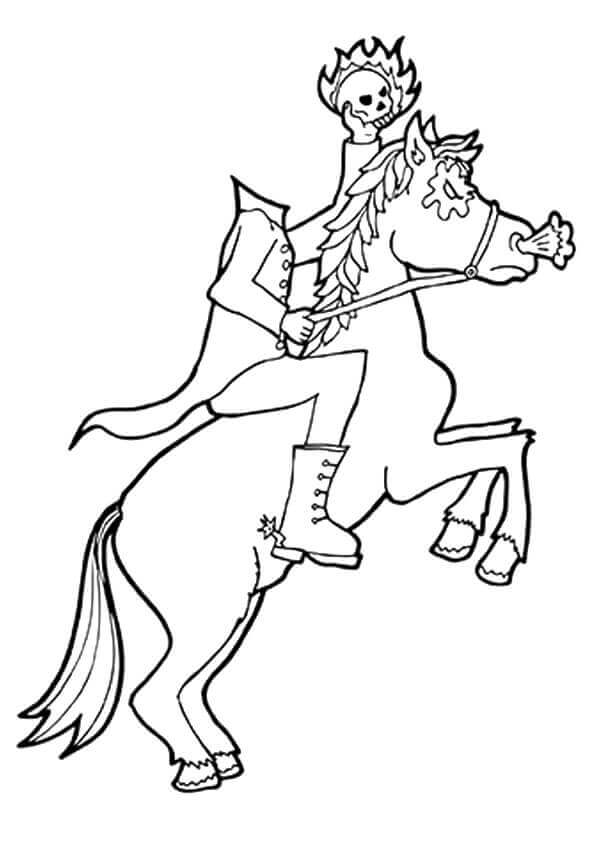 Headless Monster Coloring Page