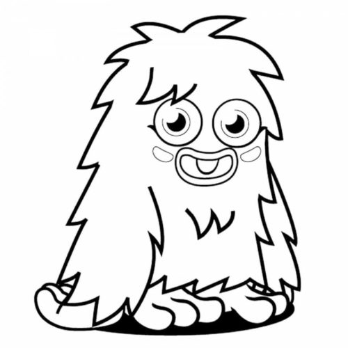 25 Free Monster Coloring Pages Printable