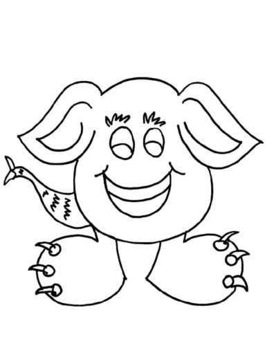 Monster Colouring Pages