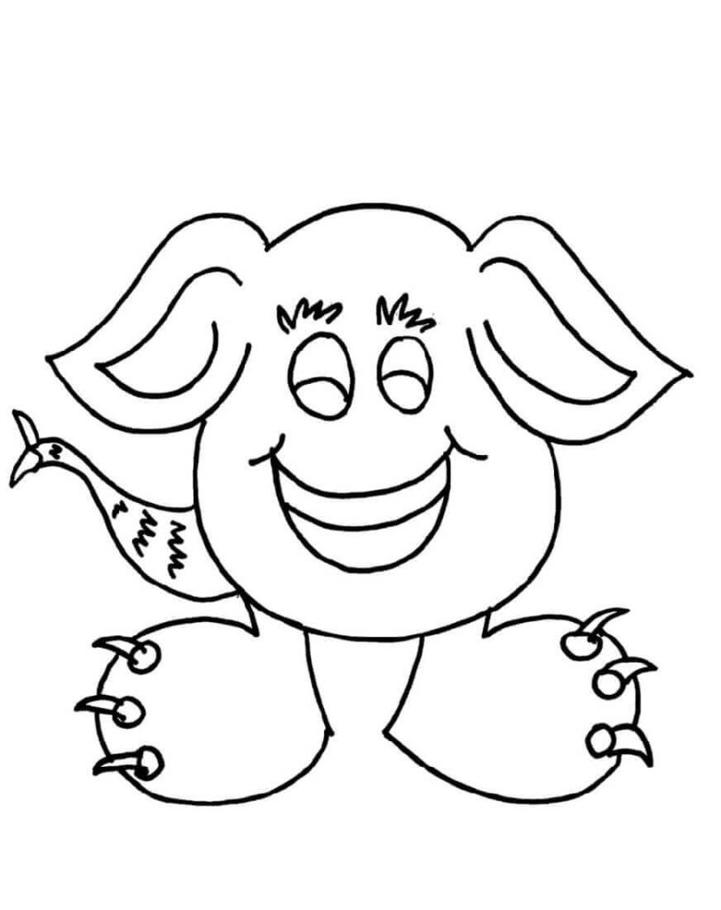 25 Free Monster Coloring Pages Printable