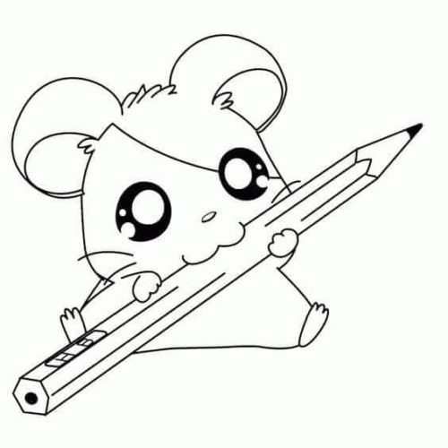 Panda Chewing Pencil