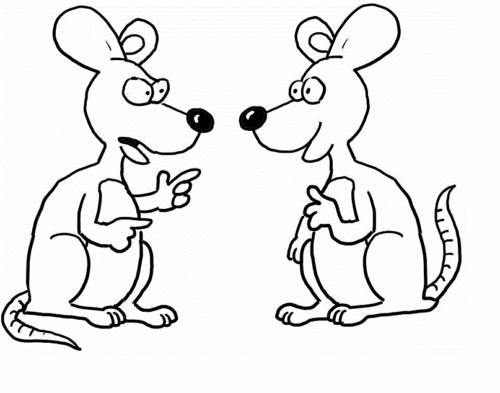 Two Mice Talking