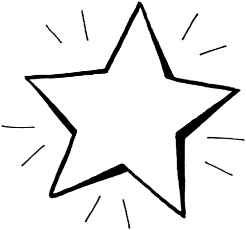 Bright Star Coloring Page