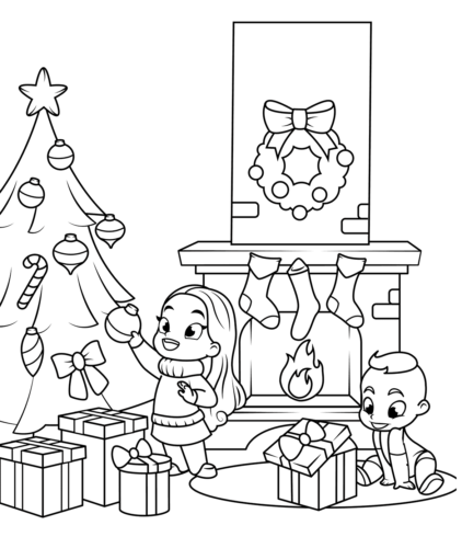 Christmas Gifts Coloring Pages Christmas Gifts Coloring Pages