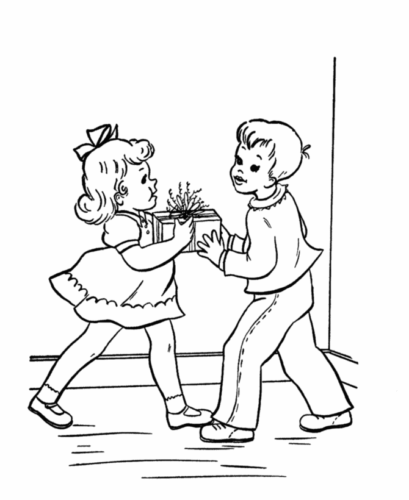 Kids Fighting For Christmas Gift Kids Fighting For Christmas Gift