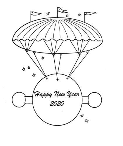 22 Free New Year 2020 Coloring Pages Printable