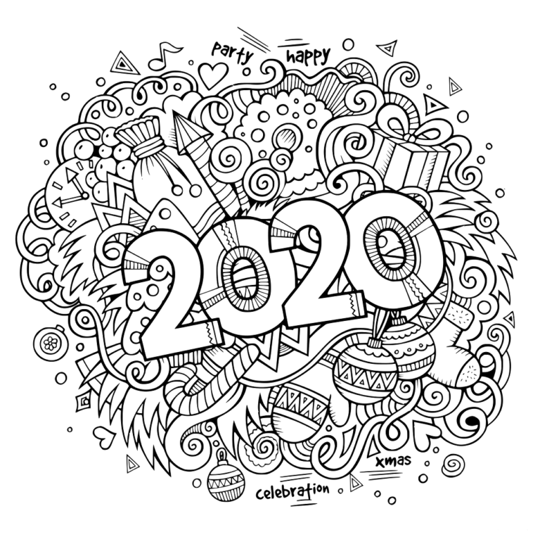Class Of 2020 Coloring Page Coloring Pages