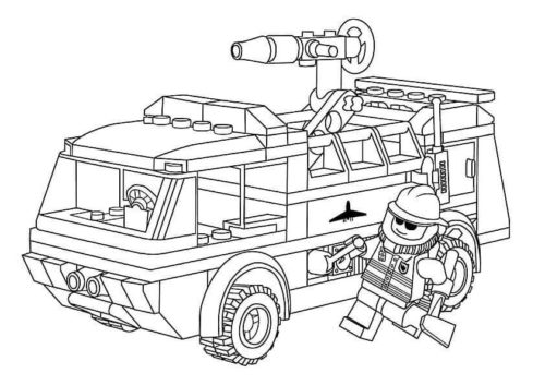 33 Free Printable Lego Coloring Pages