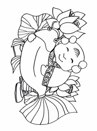Chinese New Year Coloring Pages Printable