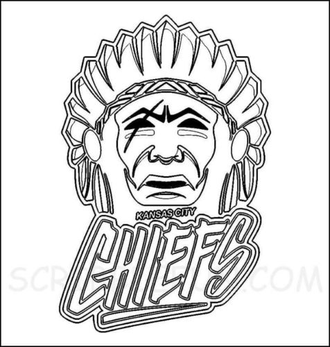 Kansas City Chiefs headdress colring page