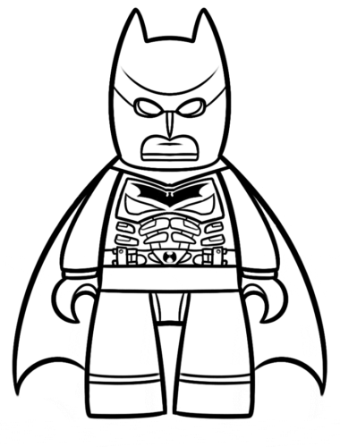 Lego Batman Coloring Page Lego Batman Coloring Page