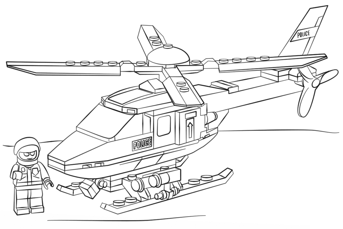 33 Free Printable Lego Coloring Pages